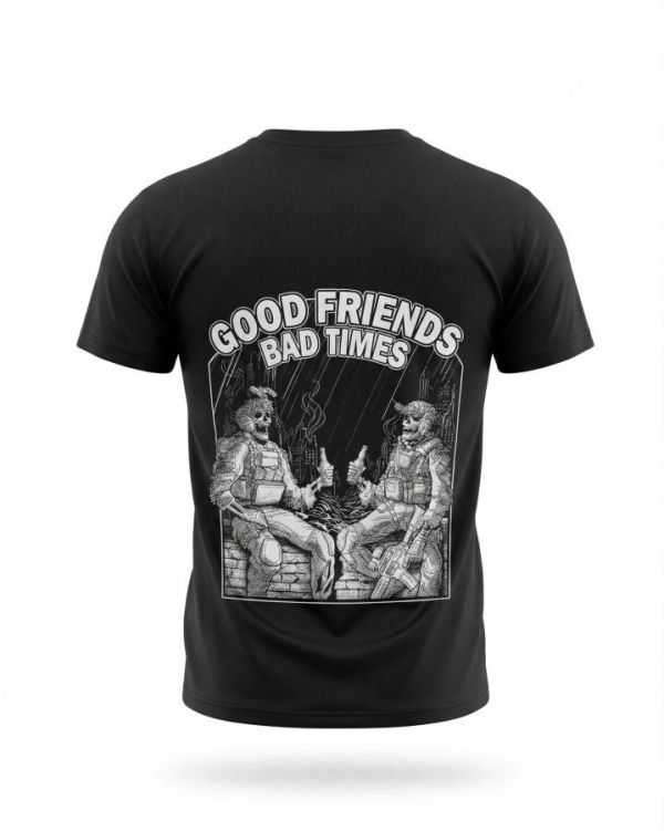 Тактична футболка SELION Friends black ТР6780