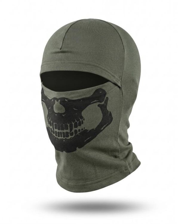 Балаклава Skull олива ТР6936