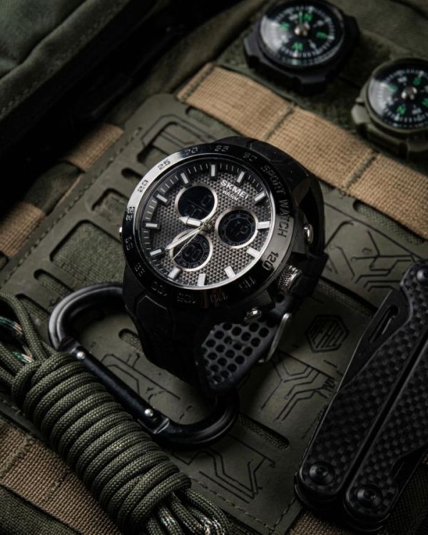 Годинники наручні чоловічі Skmei black ТР6860