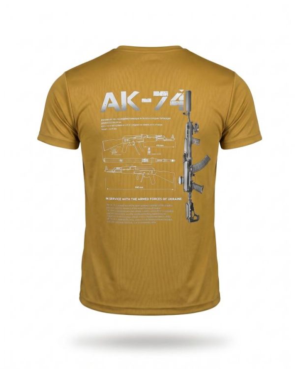 Тактична футболка SELION АК-74 кайот РН2542