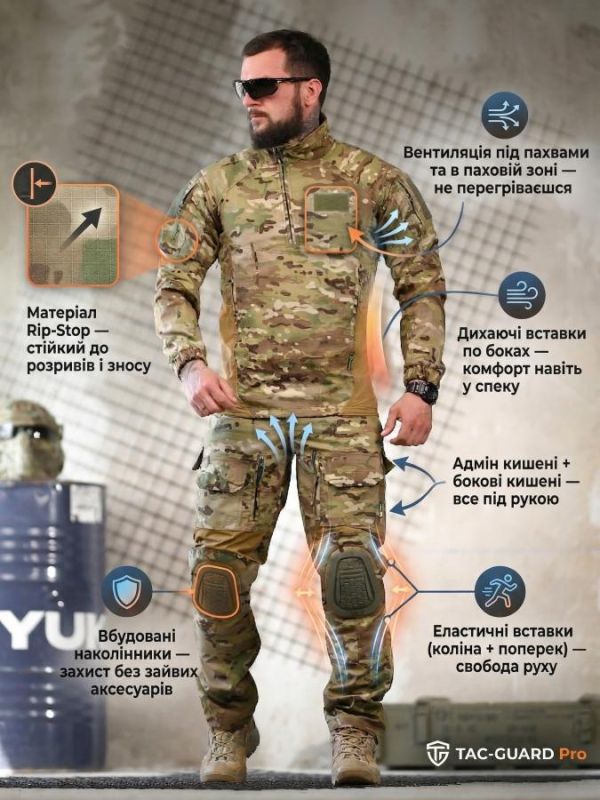 Літній штурмовий костюм 7.62 ТР6018