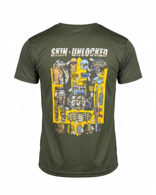 Tactical t-shirt SELION Unlocked olive TR6781