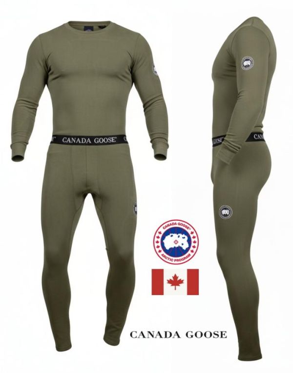 Зимня чоловіча термобудіжка CANADA GOOSE олива ПП8164