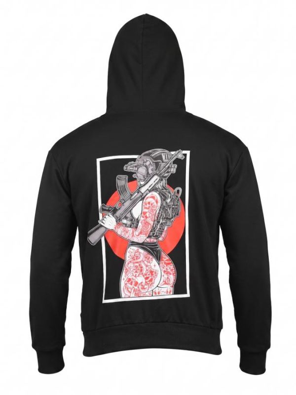 Мілітарі худі TRENASH gerl black НП4846
