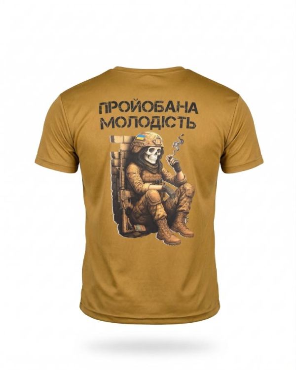 Тактична футболка SELION  Молодість кайот    ТР6846