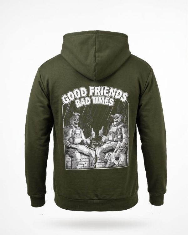Мілітарі худі TRENASH Friends олива ТР6030