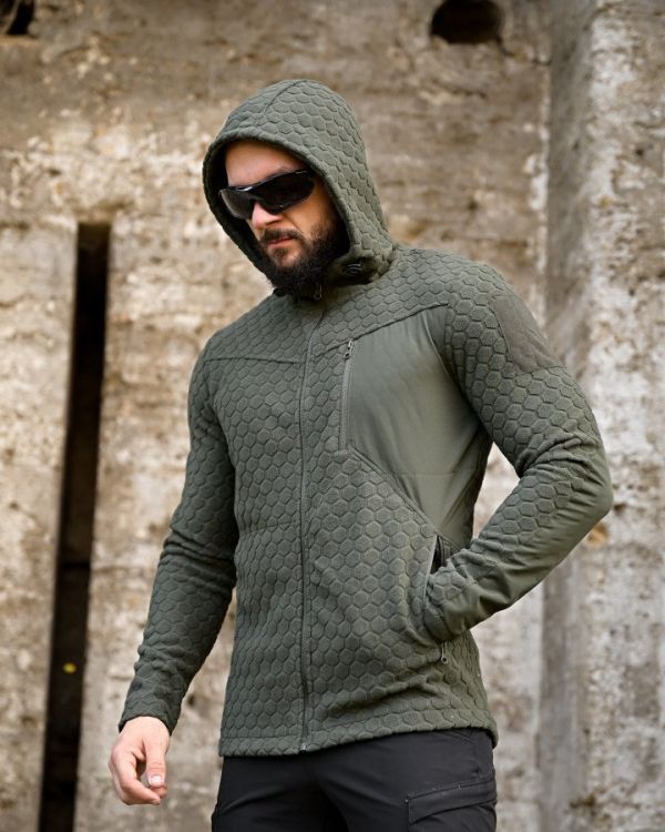 Тактичний фліс KM URBAN LEVEL 3 олива ПП7997