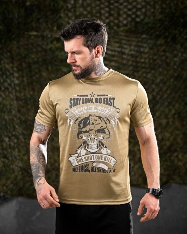 Тактична футболка Oblivion Go fast Oblivion coyote ДЛ7051