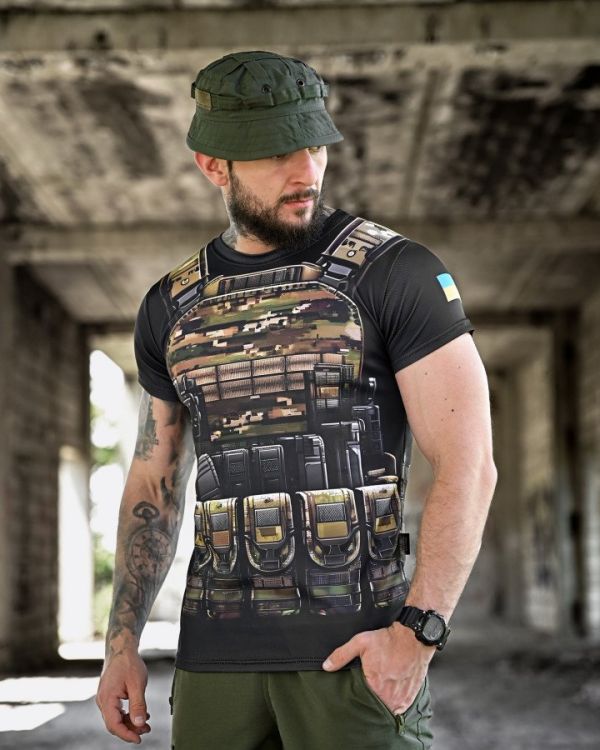 Тактична потоотводна футболка oblivion ARMOR ДЛ7159