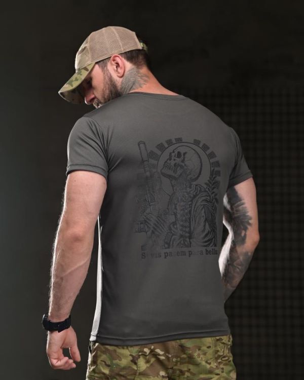Тактична футболка BORN OF WAR para bellum grey ВТ4745