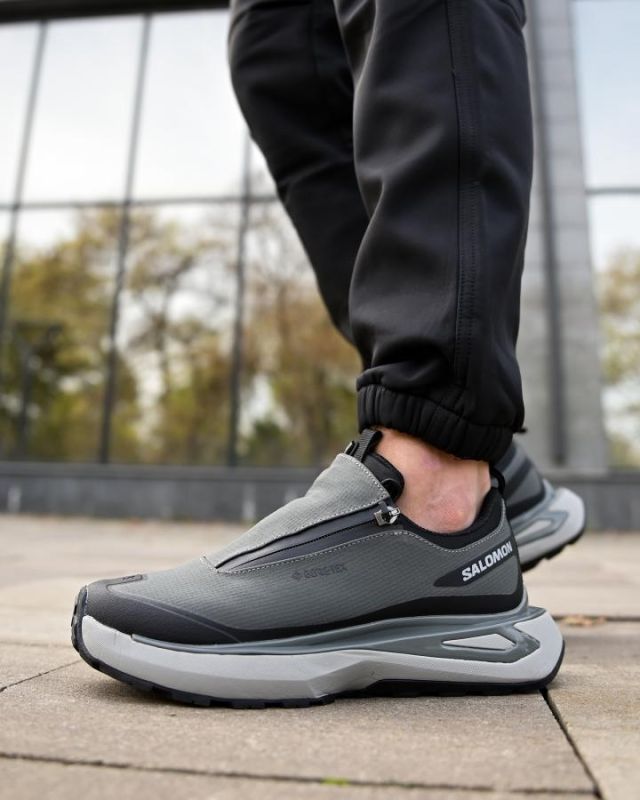Зимові термо кросівки Salomon grey   4 ТР6429