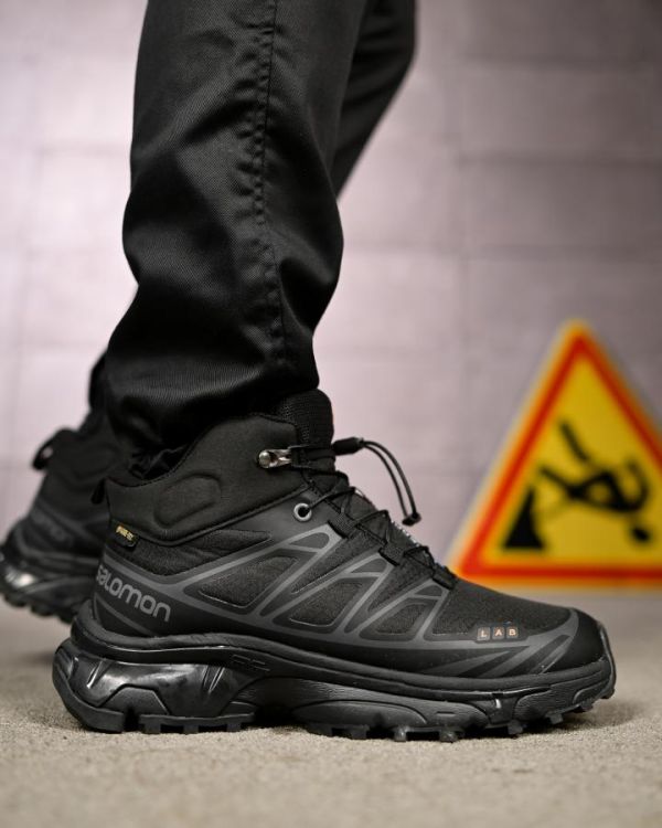 Термо кросівки Salomon statix black 4 ТР6465