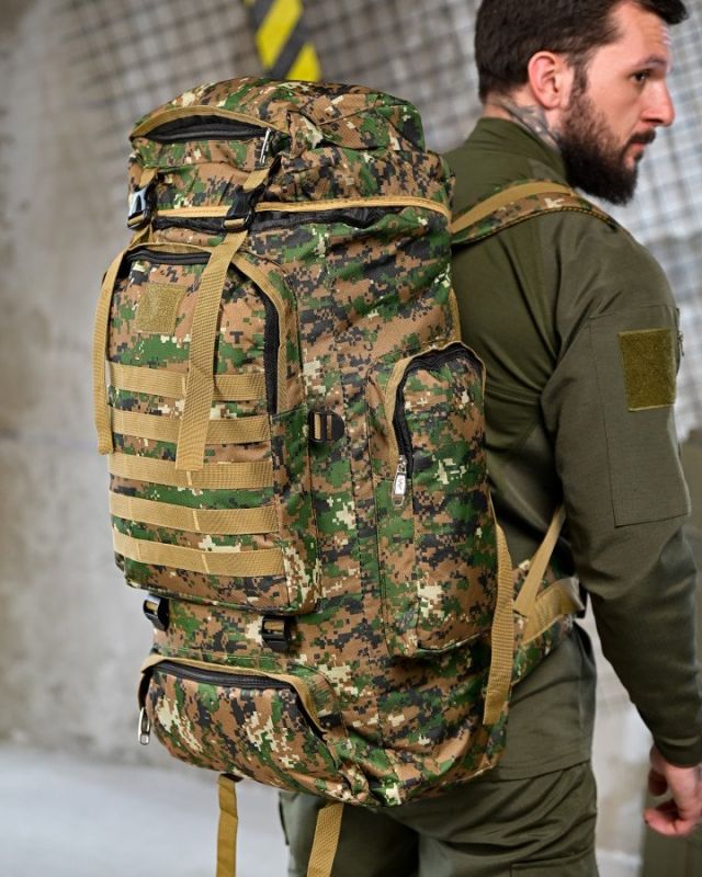 Рюкзак тактичний 50л Darvall pixel green ПП4629