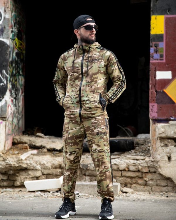 мілітрарі спортивний костюм ARMY мультикам ВН1100