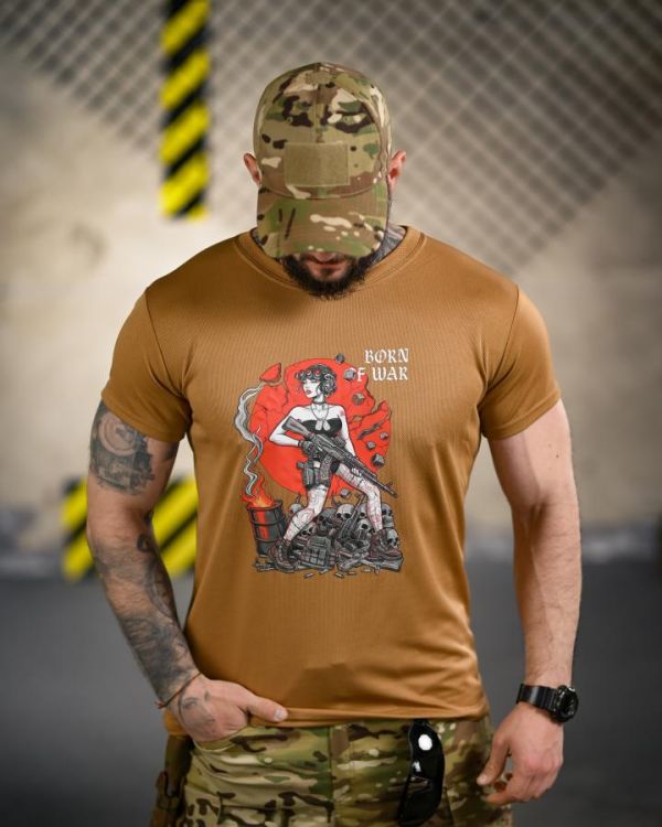 Тактична футболка Born of war coyot ВТ4723