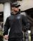 Military-style windbreaker BORN OF WAR Voron black ВТ5631