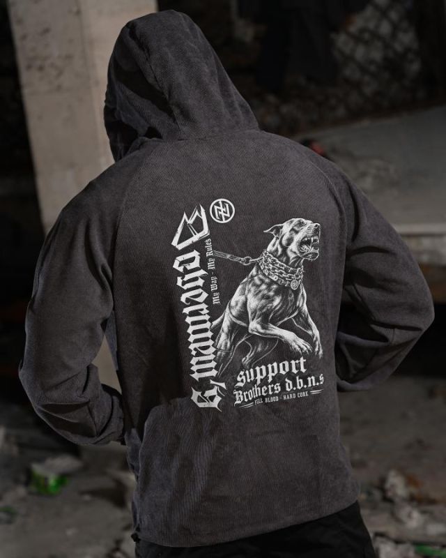 Олімпійка в стилі мілітарі BORN OF WAR Support grey ВМ3638